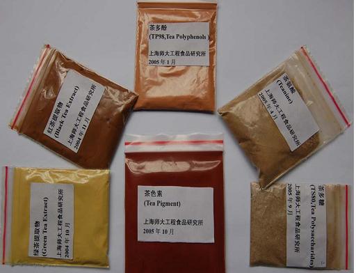 研制的系列茶叶深加工产品